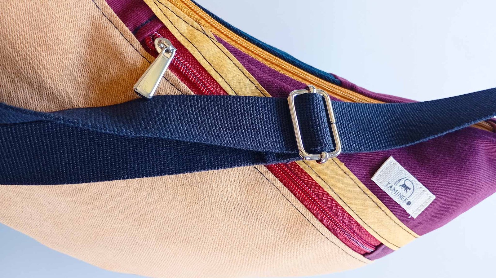 Bolso Banano Ocre y Naranja - Imagen 2
