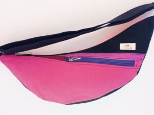 Bolso Banano Rosa y Morado