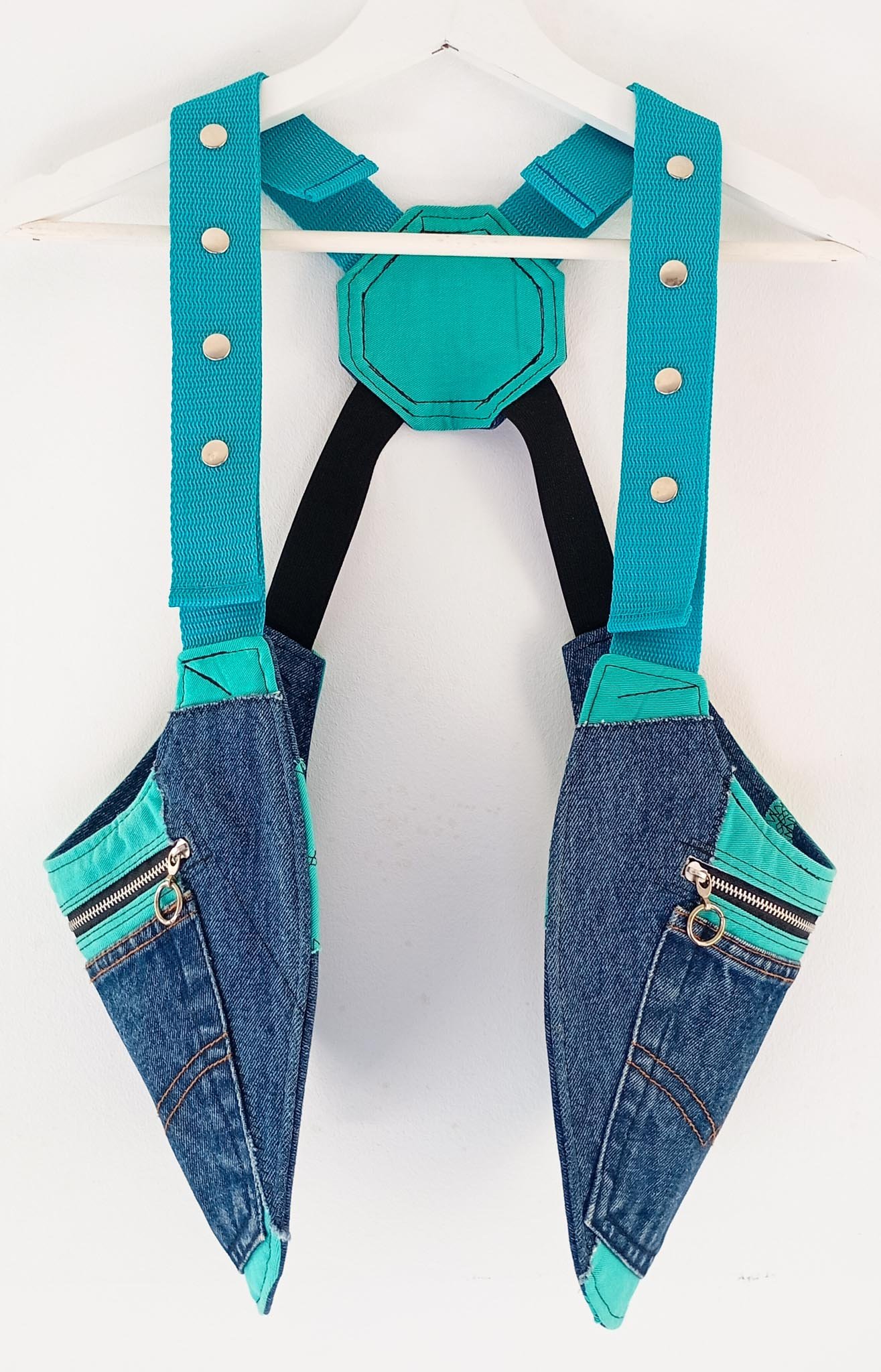Pistoleras Verde y Azul
